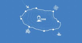 بلو، حامی ماراتن بزرگ کیش شد