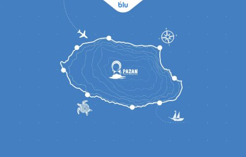 بلو، حامی ماراتن بزرگ کیش شد