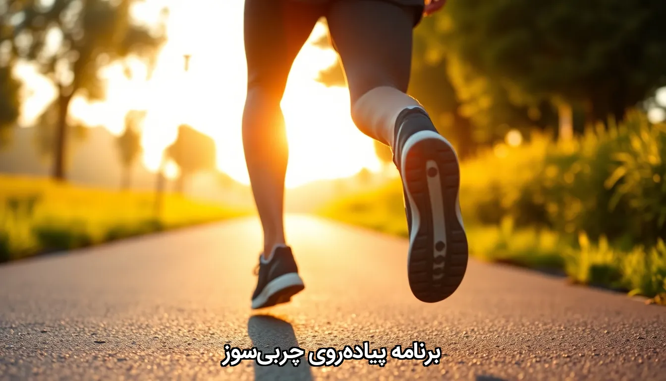 برنامه پیاده‌روی چربی‌سوز
