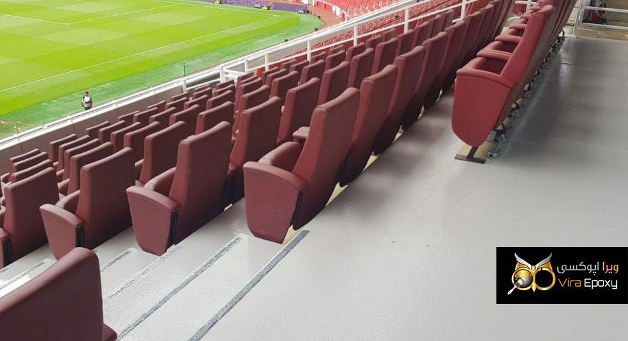 کفپوش اپوکسی ورزشی چیست و چرا بهترین انتخاب برای سالنهای ورزشی است؟ کفپوش اپوکسی در استادیوم