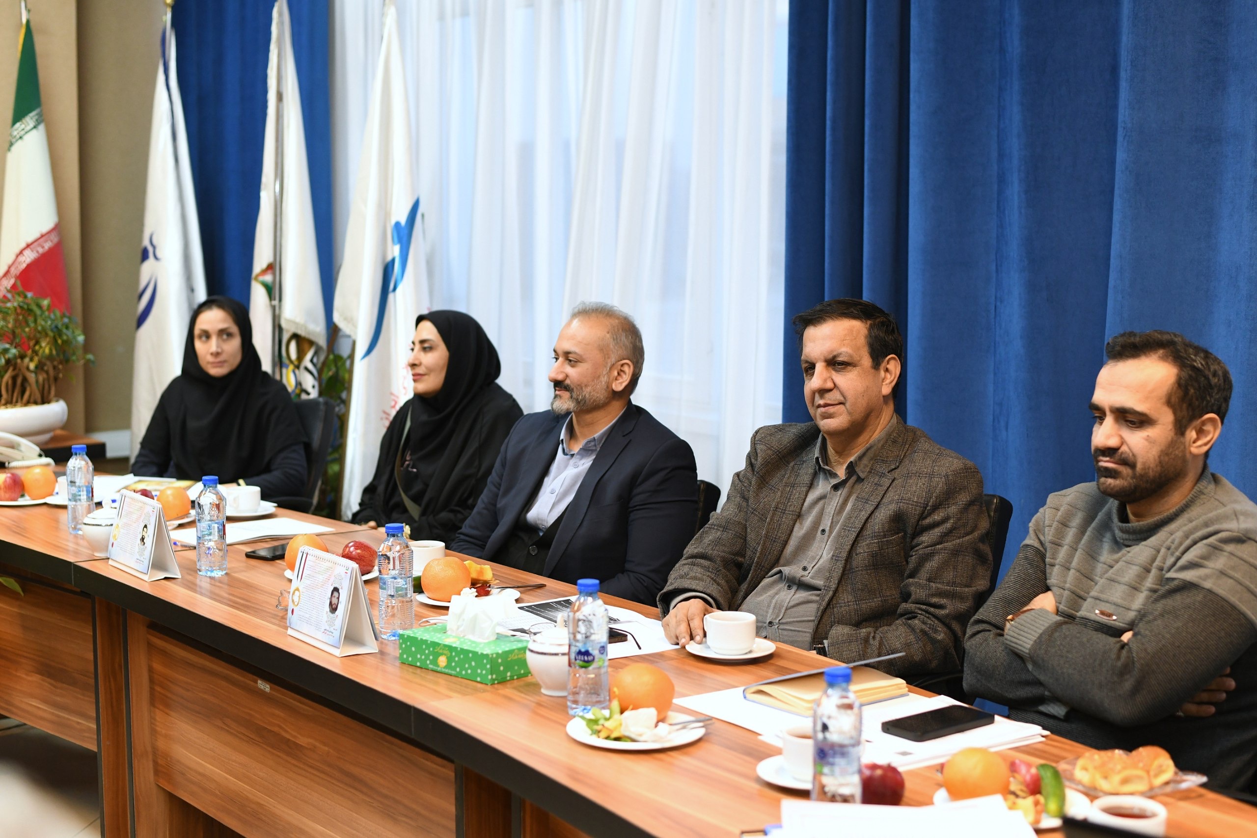 گزارش تصویری آخرین نشست هیات رئیسه فدراسیون ورزش‌های آبی