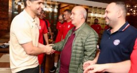 دیدار صمیمانه رئیس فدراسیون با ملی‌پوشان فوتسال در اندونزی