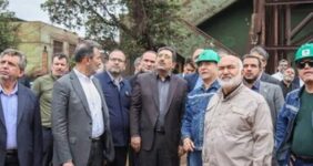 وزیر صمت از فولاد خوزستان بازدید کرد