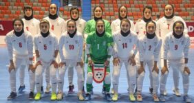 قهرمانی فوتسال زنان ایران در کافا با گلباران تاجیکستان