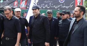 بازدید وزیر ورزش و جوانان از موکب مشترک فدراسیون‌های ورزش‌های آبی و نجات غریق در قم