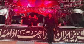 موکب مشترک فدراسیون ورزش‌های آبی و نجات غریق در مشهد مقدس برپا شد