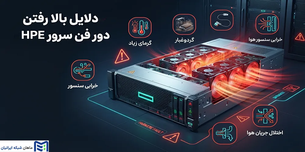 VPN چیست؟ راهنمای کامل مفاهیم، کاربردها، انواع، راهاندازی و انتخاب سرور VPN دلایل بالا رفتن دور فن سرور HPE