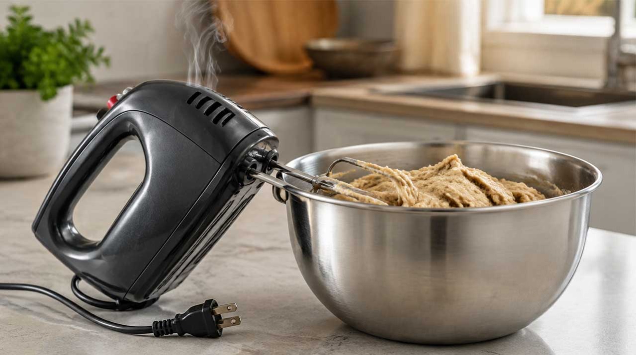 ۷ علت بوی سوختگی همزن برقی؛ چه زمانی باید دستگاه را خاموش کنیم؟
