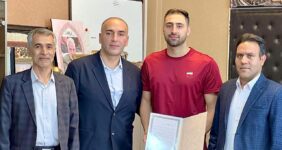 تجلیل از بهترین دروازه‌بان آسیا در دفتر رئیس فدراسیون؛ بررسی مسیر توسعه ورزش‌های آبی زنجان