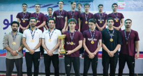 گزارش تصویری مراسم اختتامیه لیگ واترپلو زیر ۱۶ سال با حضور رئیس فدراسیون