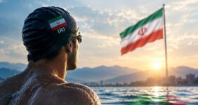از عمق آب تا بلندای پرچم؛روایت افتخار ایران