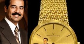 کلکسیون ساعت‌های سوئیسی سفارشی صدام حسین